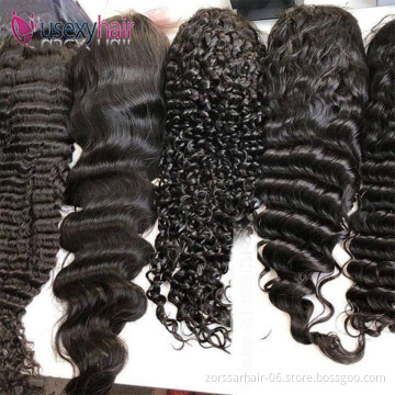 13x6 Hd Transparent Lace Front Human Hair Wigs For Black Women 360 Lace Frontal Wigs Glueless 100% Virgin Full Lace Wig Vendors